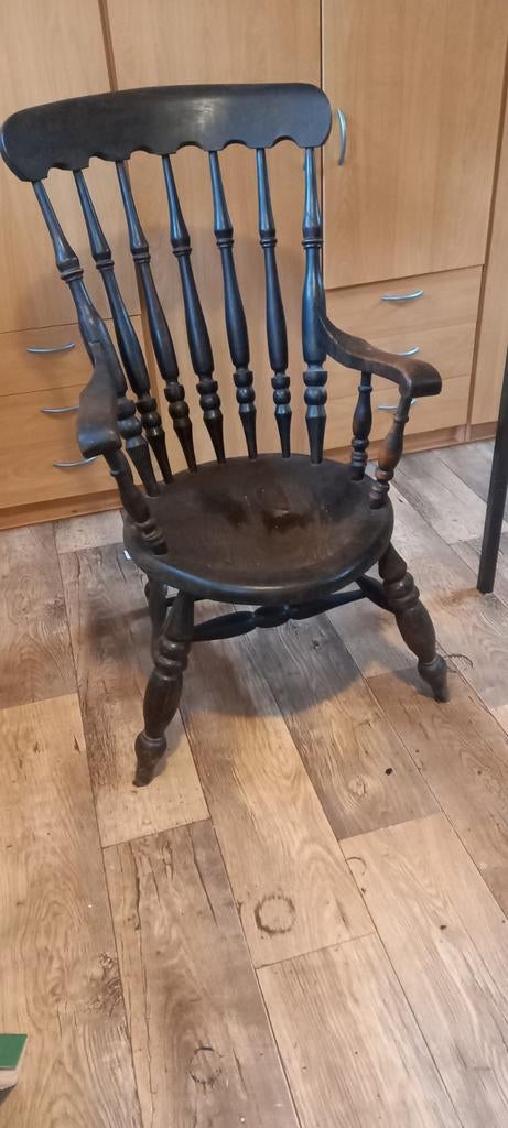 Antieke Windsor Captain's Chair - ca. 1890, Ophalen