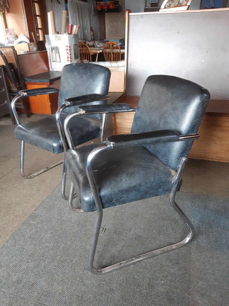 Vintage fauteuil, Ophalen, Gebruikt, Minder dan 75 cm, Sixties