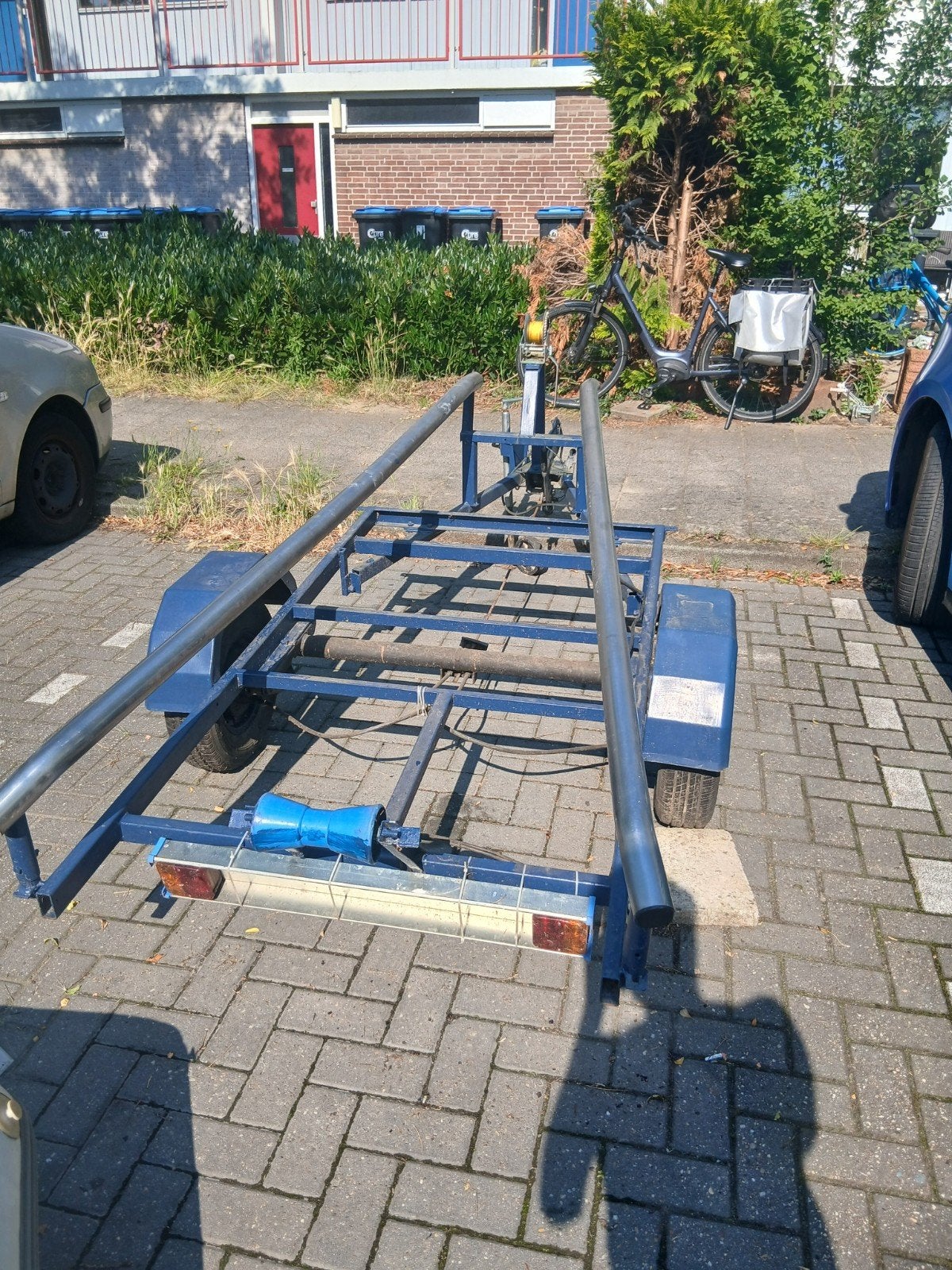 Boottrailer met johnson Seahorse 6 PK buitenboordmotor, Watersport en Boten, Ophalen of Verzenden, Gebruikt, Motor en Techniek