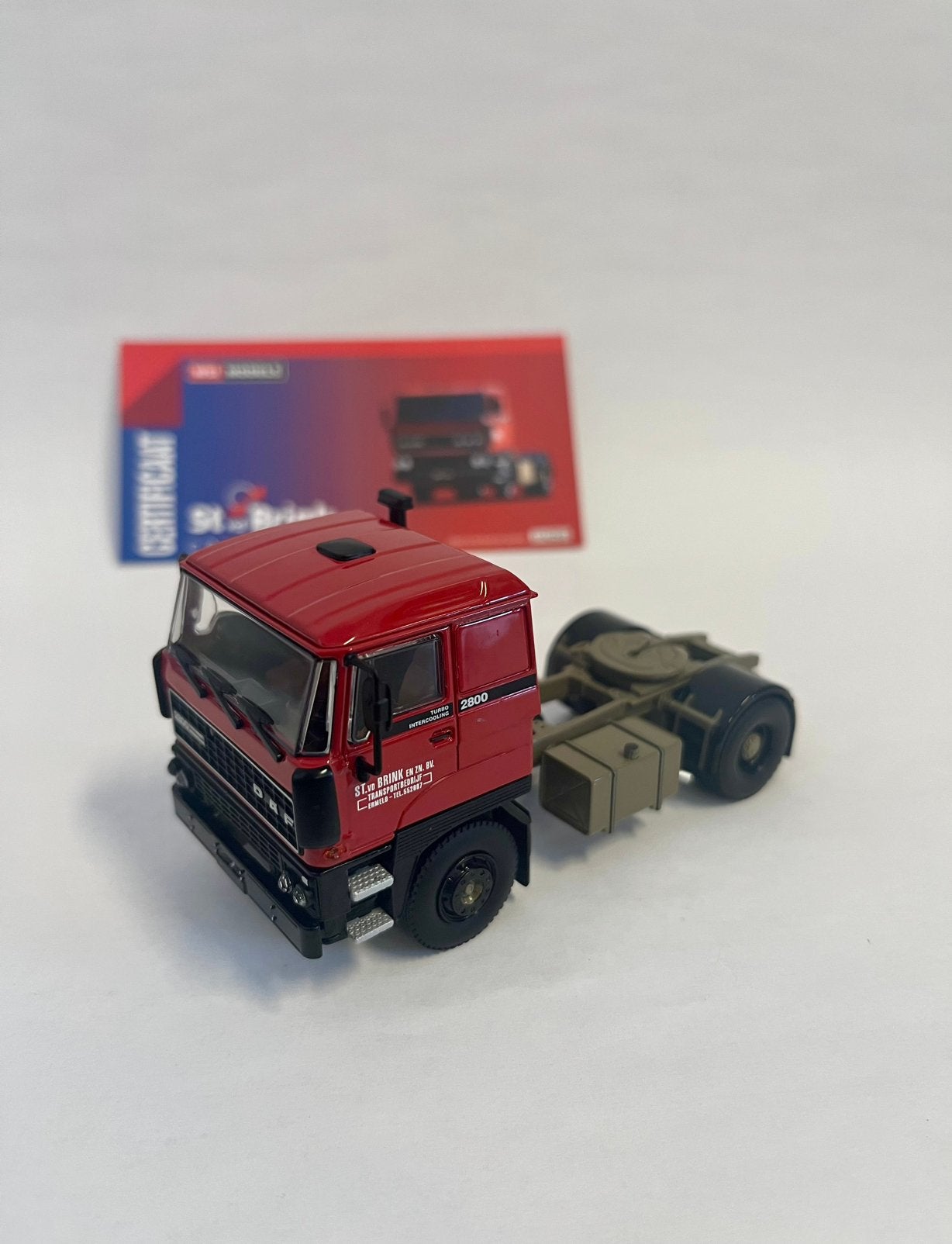 St vd Brink DAF 2800 1:50, Hobby en Vrije tijd, Modelauto's | 1:50, St vd Brink, Nieuw, Tolweg 15 Ermelo, Ophalen of Verzenden