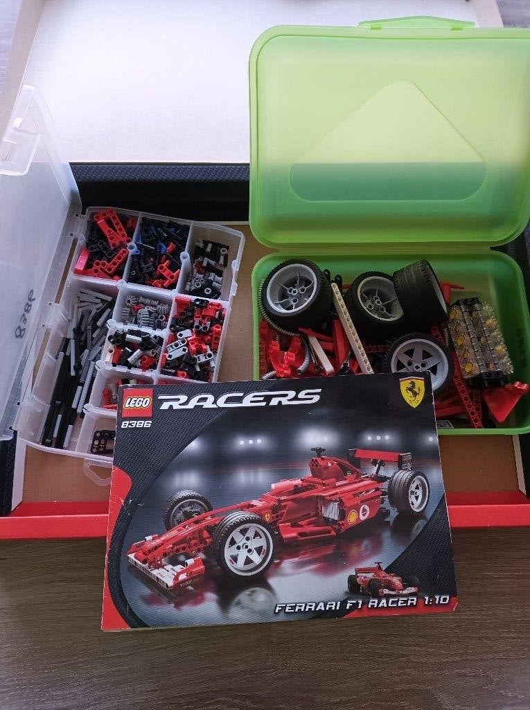 8386 Ferrari racer Technisch lego, Ophalen, Gebruikt, 1:9 t/m 1:12, Auto