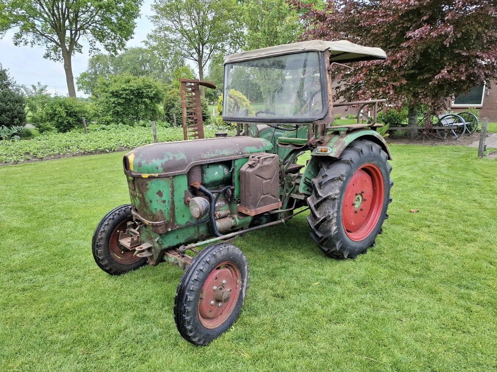 Deutz F2L612 Oldtimer met Maaibalk, Zakelijke goederen, Agrarisch | Tractoren, Ophalen of Verzenden, Tot 80 Pk, Deutz - Fahr