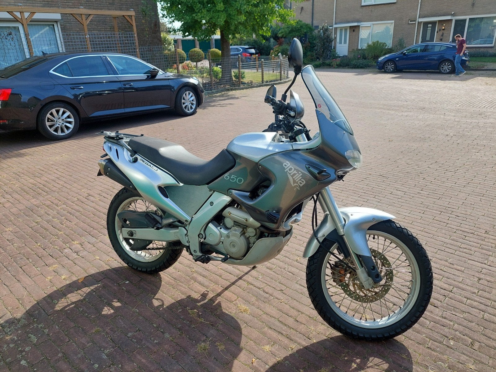Aprillia 650 Pegaso allroad 1998, A2 geschikt, top motor., Occasion, Particulier, Toermotor, Minimaal motorrijbewijs A2