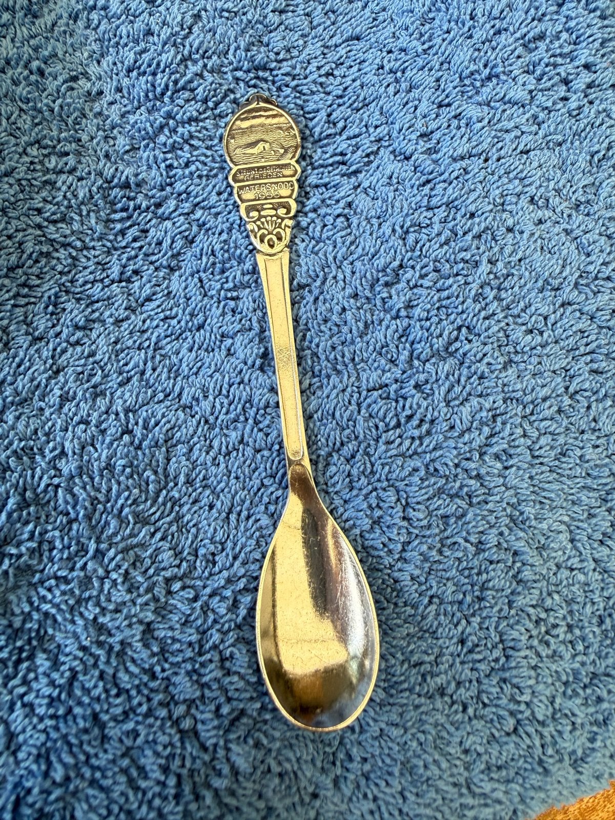 Vintage Sola Herinneringslepel -  verzilverd, Ophalen of Verzenden
