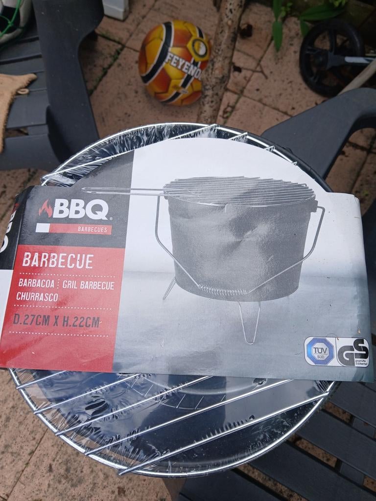 Compacte BBQ Barbecue - D.27cm x H.22cm, Ophalen of Verzenden, Nieuw, BBQ Barbecues