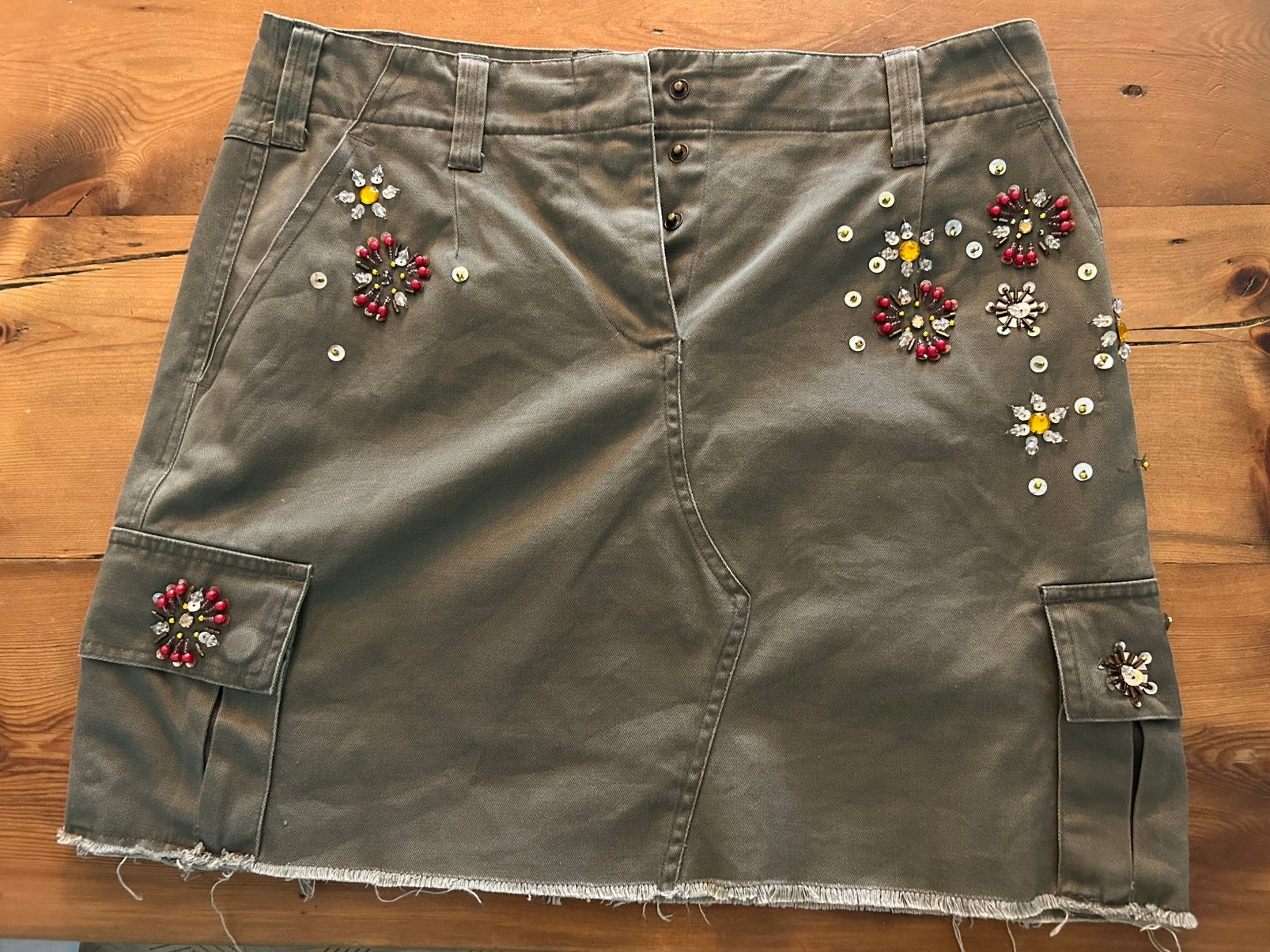 Compagne Italiana rokje kralen / 42 / in zeer goede staat, Kleding | Dames, Ophalen of Verzenden, Zo goed als nieuw, Maat 42/44 (L)