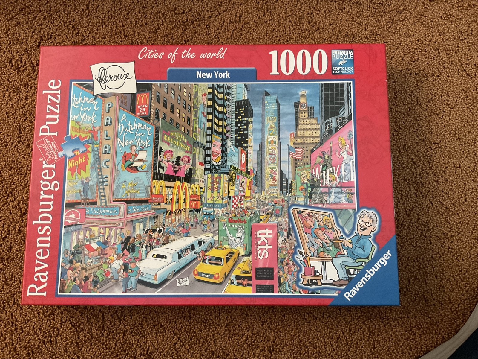 Ravensburger Legpuzzel New York - 1000 stukjes, Ophalen, 500 t/m 1500 stukjes, Gebruikt, Legpuzzel