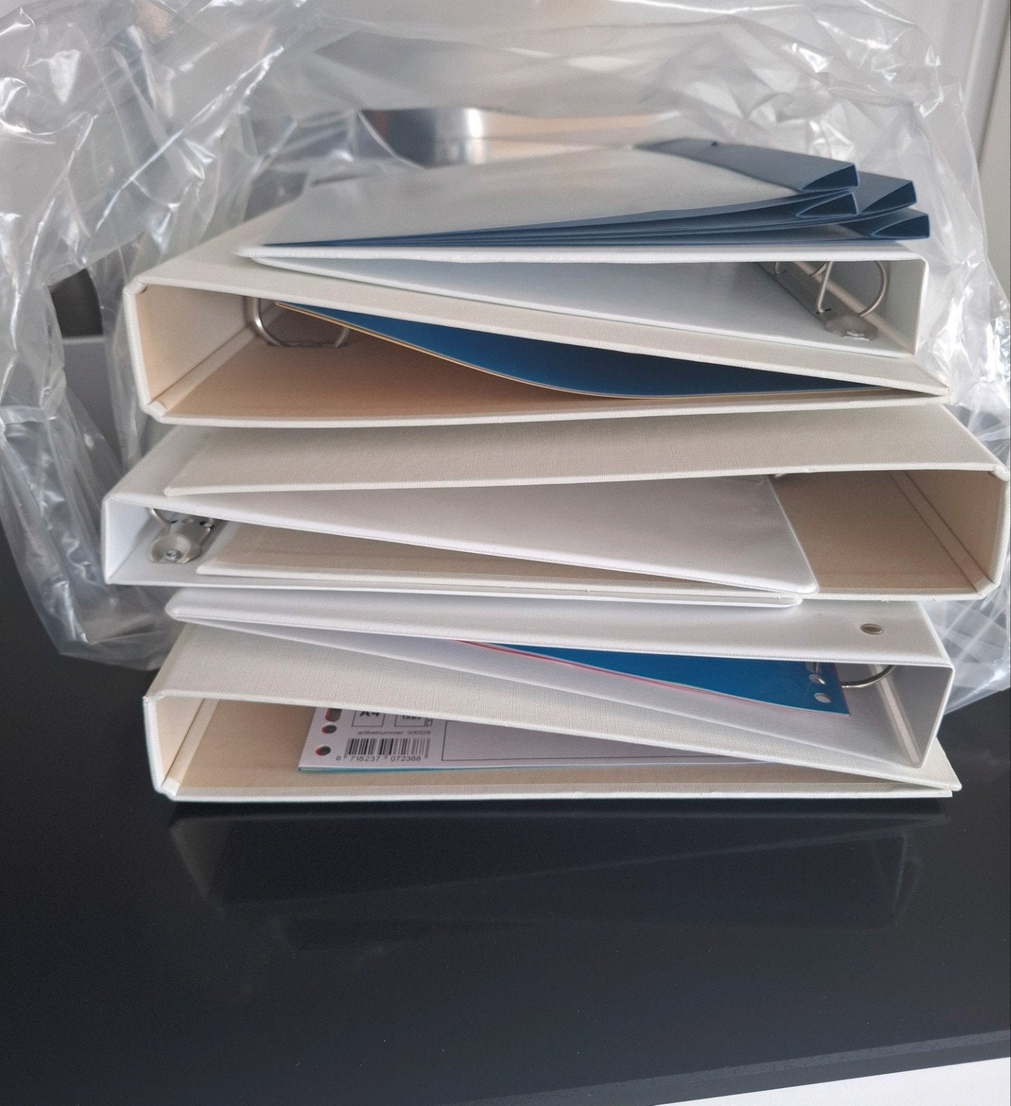 Witte ordners met diverse tabbladen, Ophalen, Gebruikt