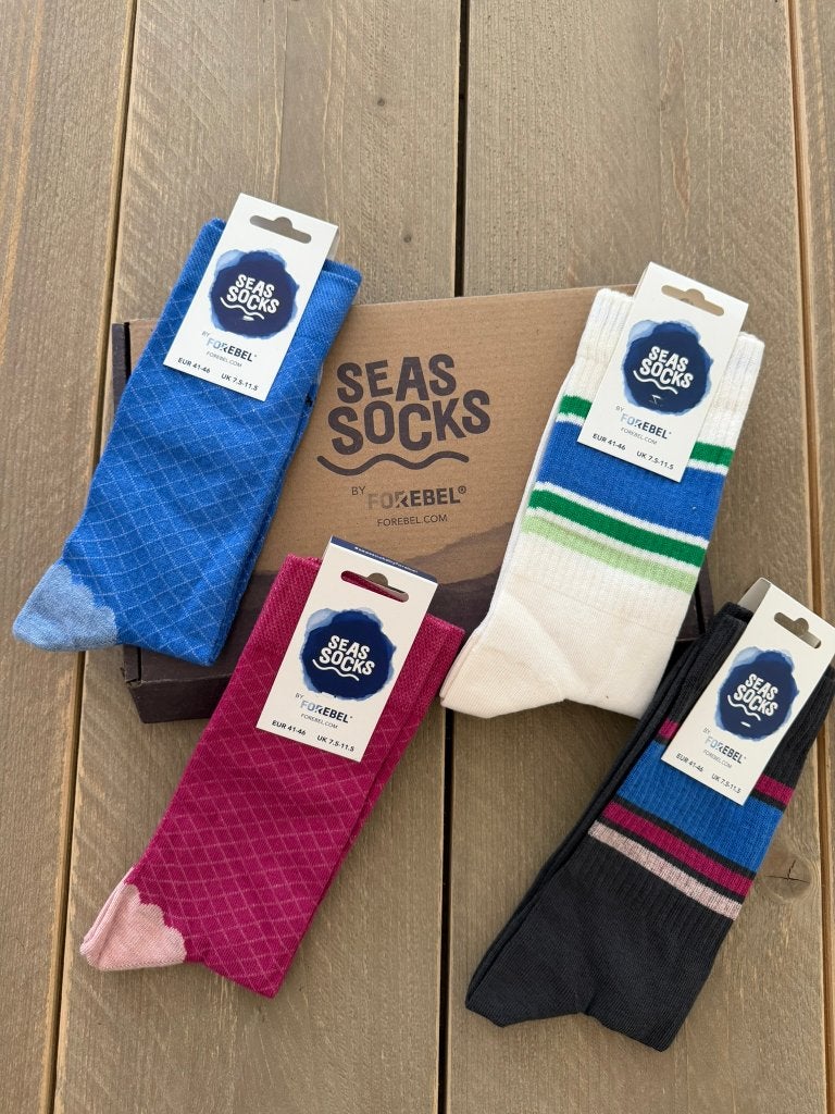 NIEUW > 4 x Seas Socks (diverse prints / maat 41-46), Overige kleuren, Verzenden, Seas Socks, Nieuw