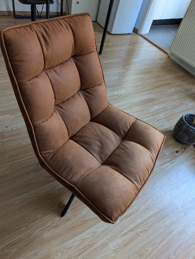 Stoelen, Huis en Inrichting, Ophalen, Gebruikt, Twee, Metaal