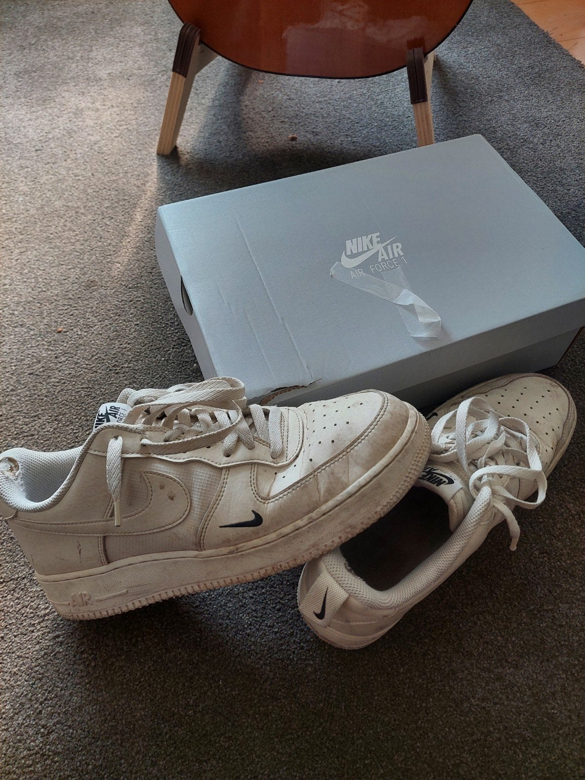 Nike AF1, Ophalen, Zwart, Sportschoenen