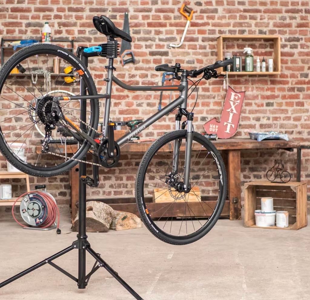 Fiets montagestandaard, Ophalen