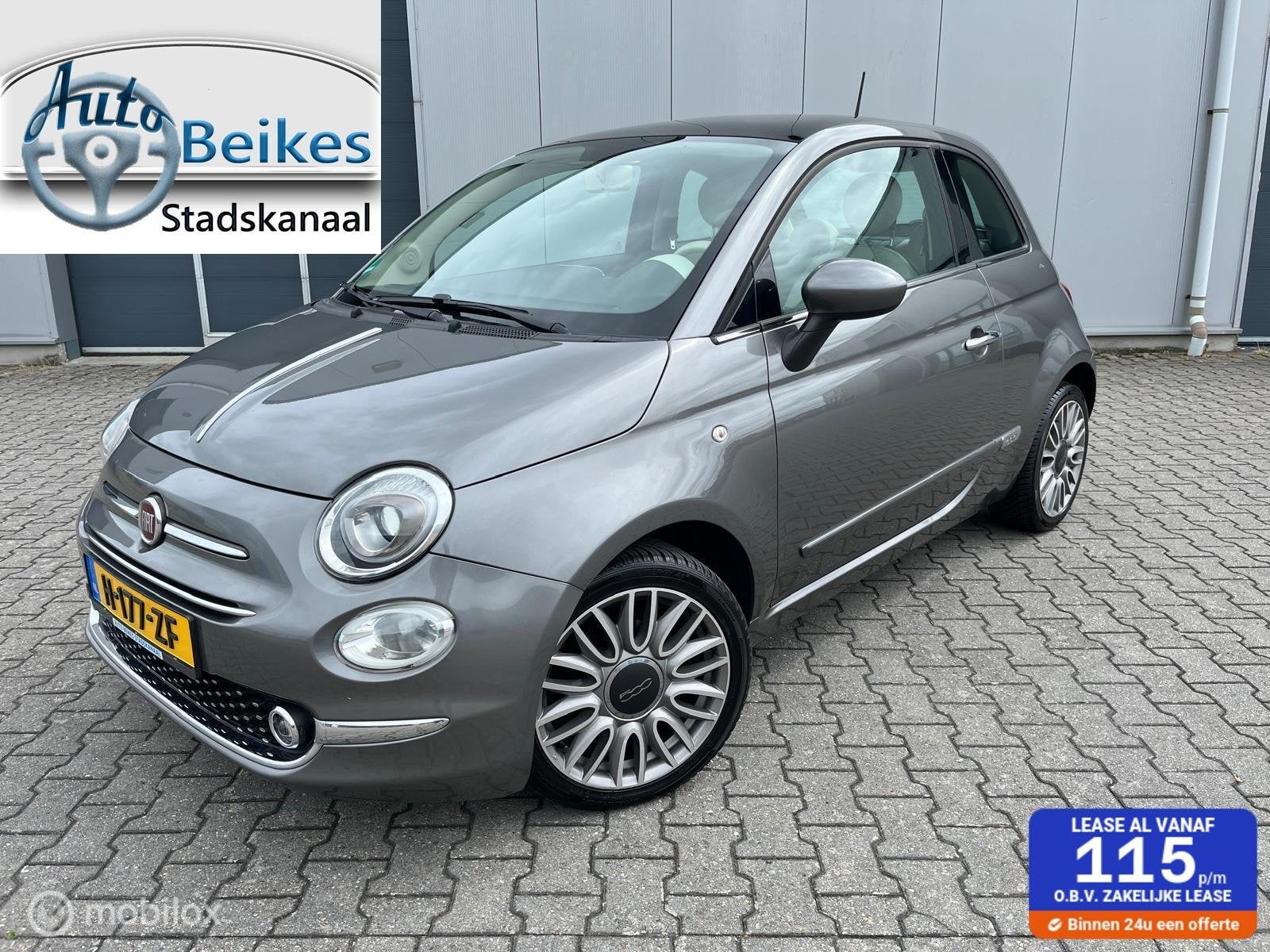 Fiat 500 1.2 Lounge, Voorwielaandrijving, Stof, Gebruikt, 4 cilinders