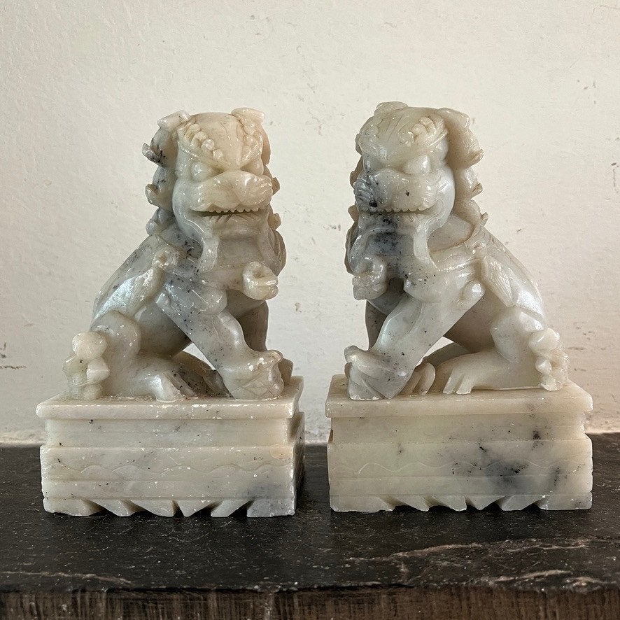 Beeldjes Tempelleeuwen, Ophalen of Verzenden
