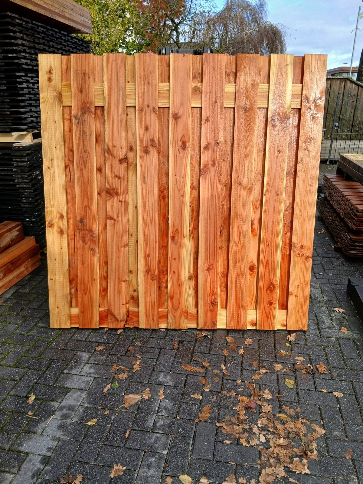 Douglas schermen 19 planks fijn bezaagd., Ophalen, Nieuw, Hout, 150 tot 200 cm