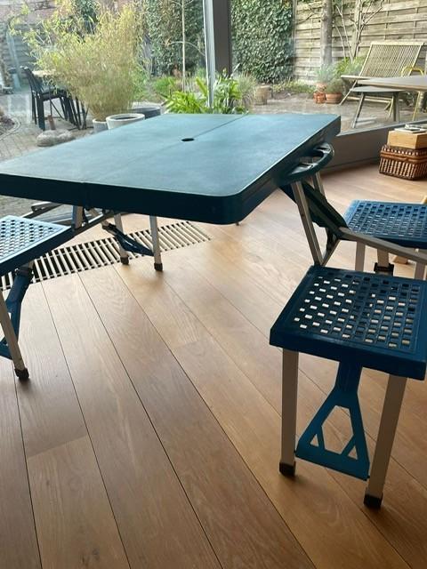 Opvouwbare campingtafel, Ophalen, Gebruikt, Campingtafel