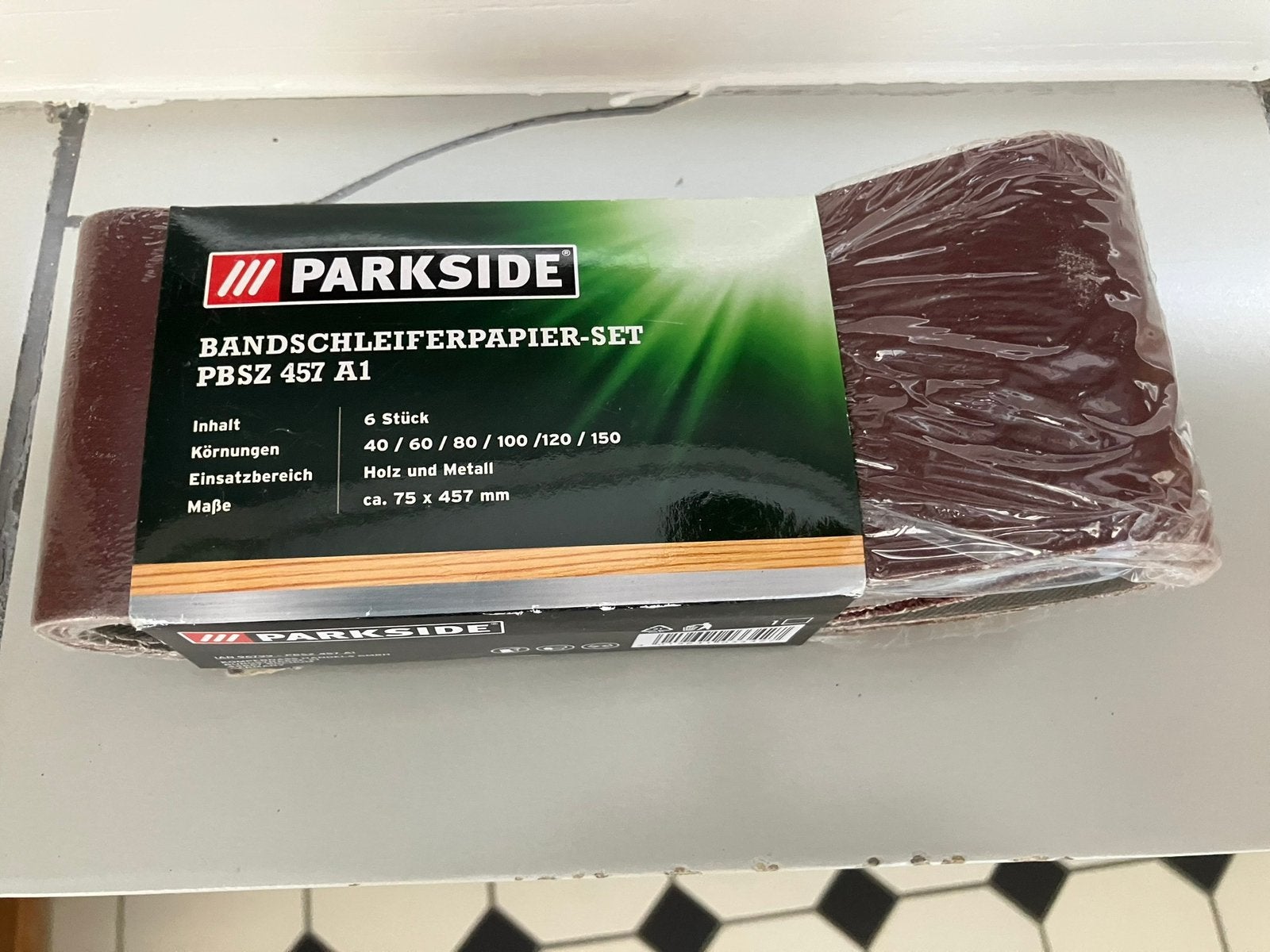 Nwe Parkside 6x schuurbanden v bandschuurmachine PBSZ 457 A1, Ophalen of Verzenden, Nieuw, Bandschuurmachine