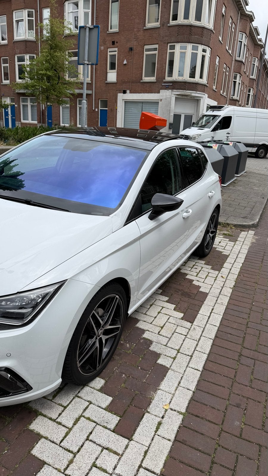 Seat Ibiza 1.6 TDI BOMVOL! 95pk Dsg-7 2019 Wit, 1175 kg, Particulier, 125 €/maand, 1100 kg