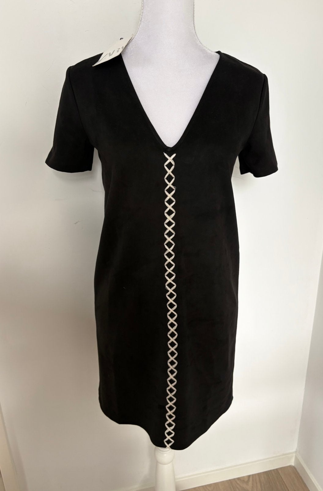 Nieuw! Zwart ZARA jurkje - maat S, Maat 38/40 (M), Zwart, Nieuw, Ophalen of Verzenden
