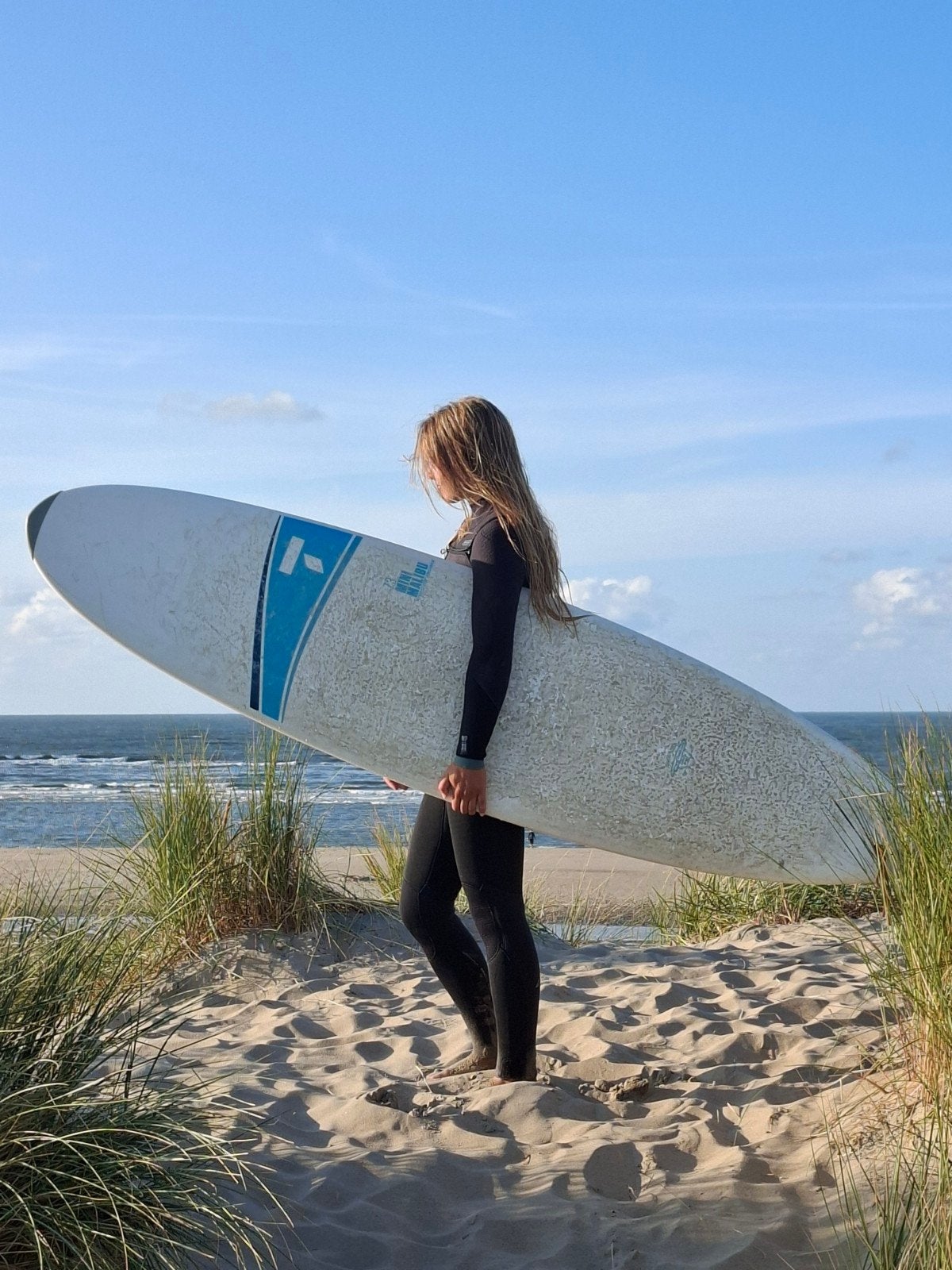Surfboard 7'3 Mini Malibu - Ideaal voor beginners!, Ophalen of Verzenden, Gebruikt, Funboard, Met vinnen