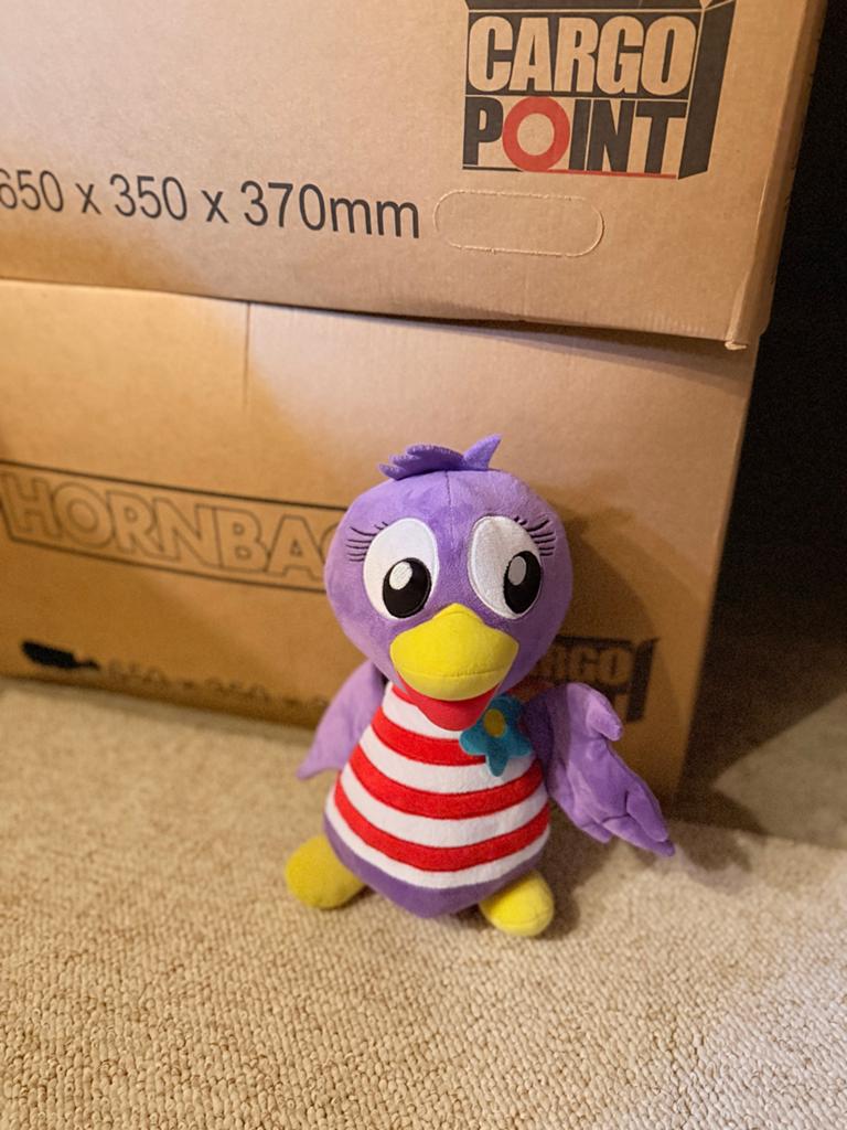 Efteling Jet knuffel 30cm, Paars, Overige merken, Overige typen, Ophalen of Verzenden