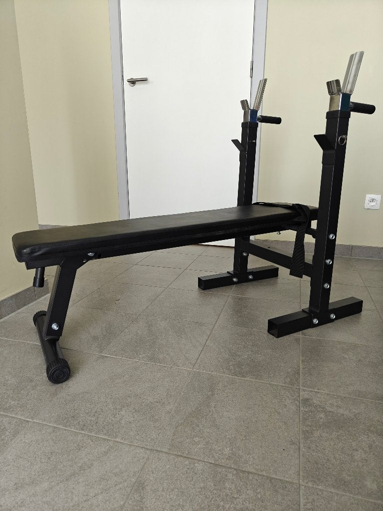 Verstelbare benchpress bank, Ophalen, Krachtstation, Zo goed als nieuw, Metaal