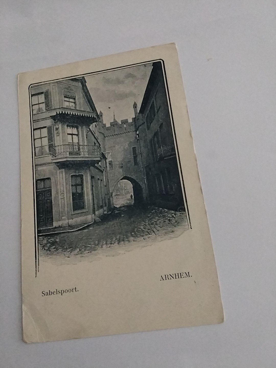 Oude briefkaart Arnhem - Sabelsspoort, Ophalen of Verzenden, Voor 1920, Gelderland