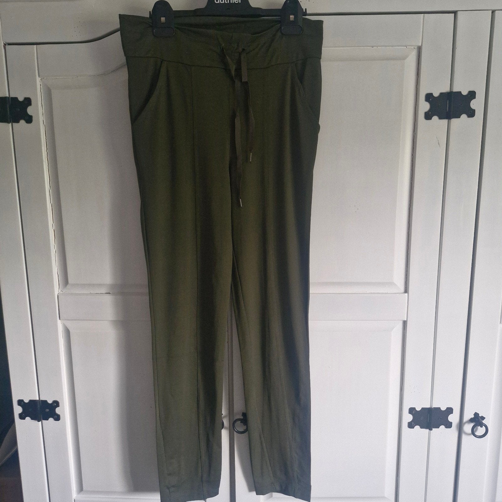 Travelstof broek Glam maat 36/38 in nette staat, Kleding | Dames, Glam, Ophalen of Verzenden, Zo goed als nieuw, Maat 36 (S)
