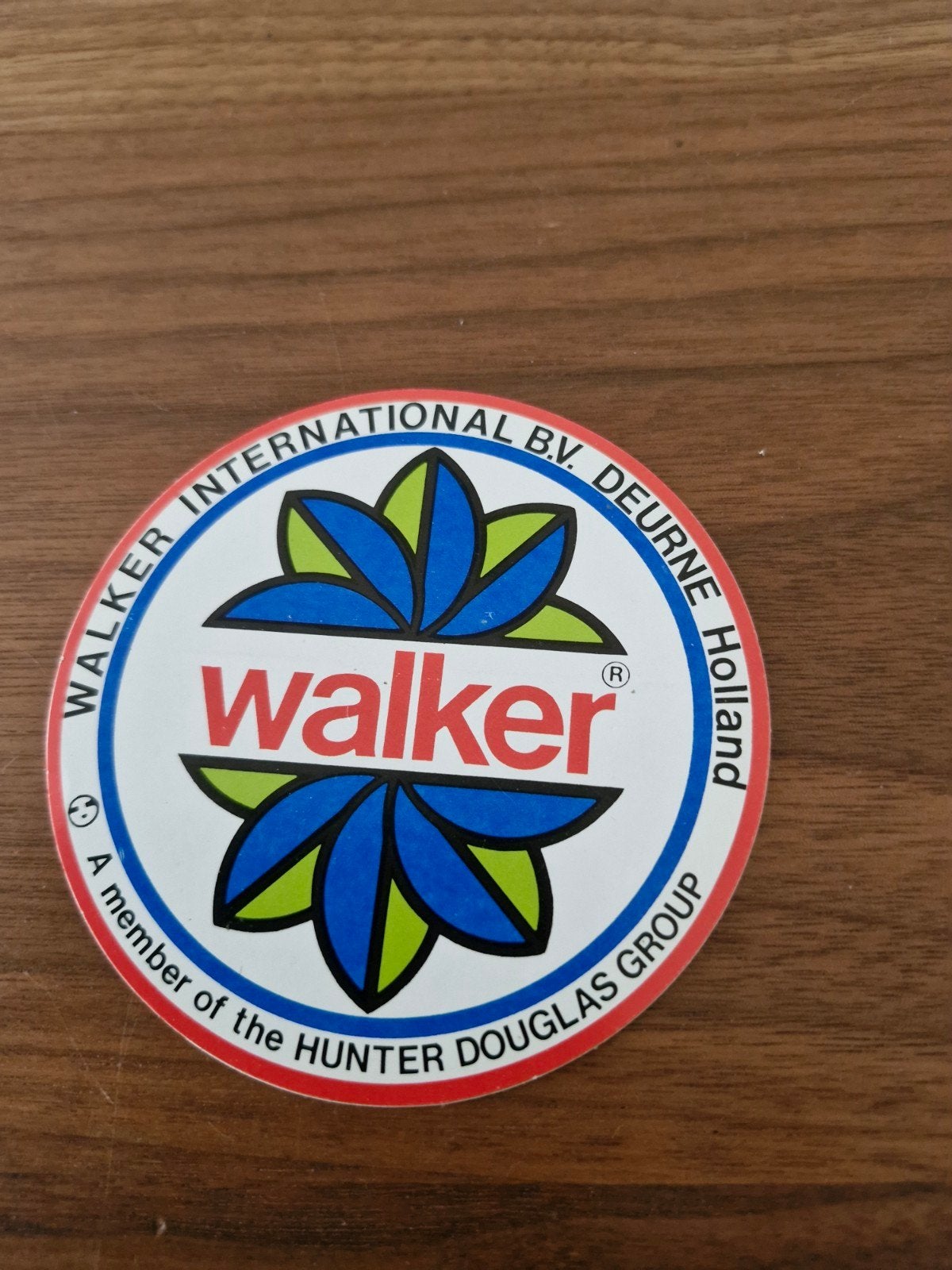 11553 Vintage Walker International B.V.Deurne Holland Sticke, Ophalen of Verzenden, Gebruikt, Merk