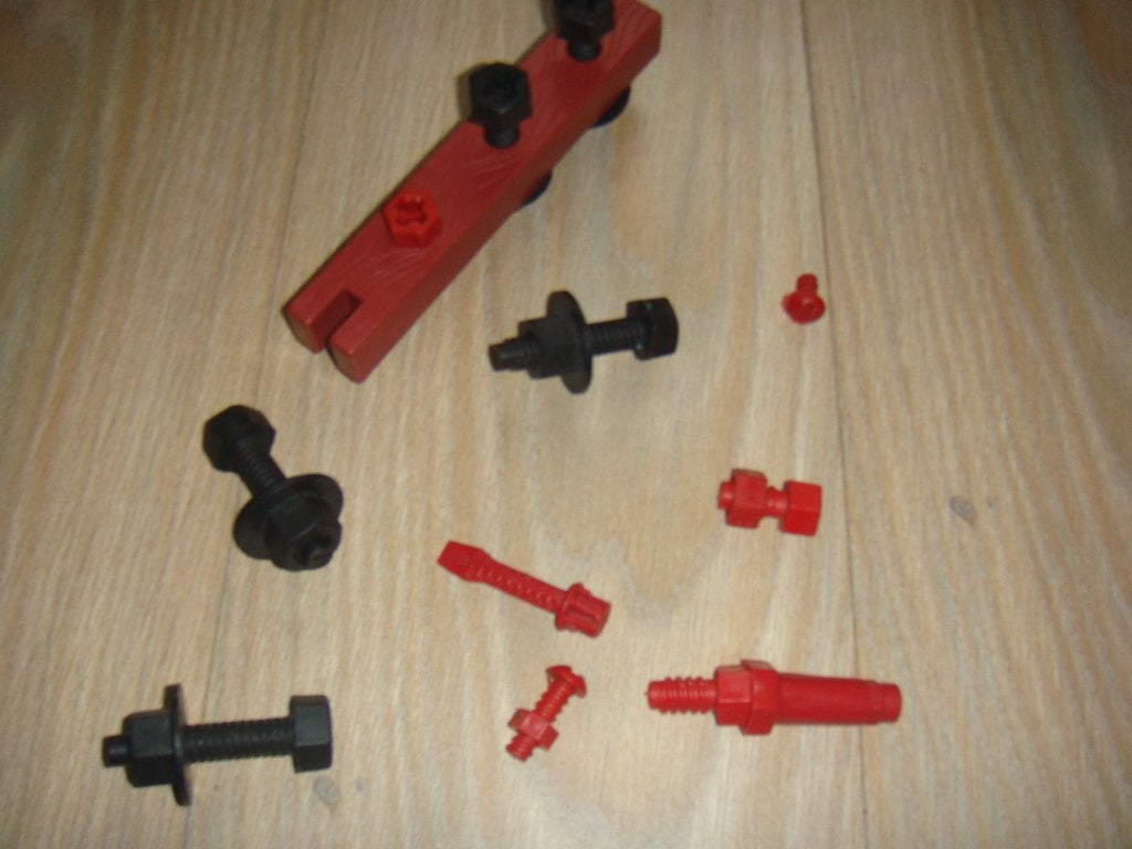 Speelgoed plastic kunstof schroeven ZGAN, Ophalen of Verzenden, Zo goed als nieuw, Jongen of Meisje