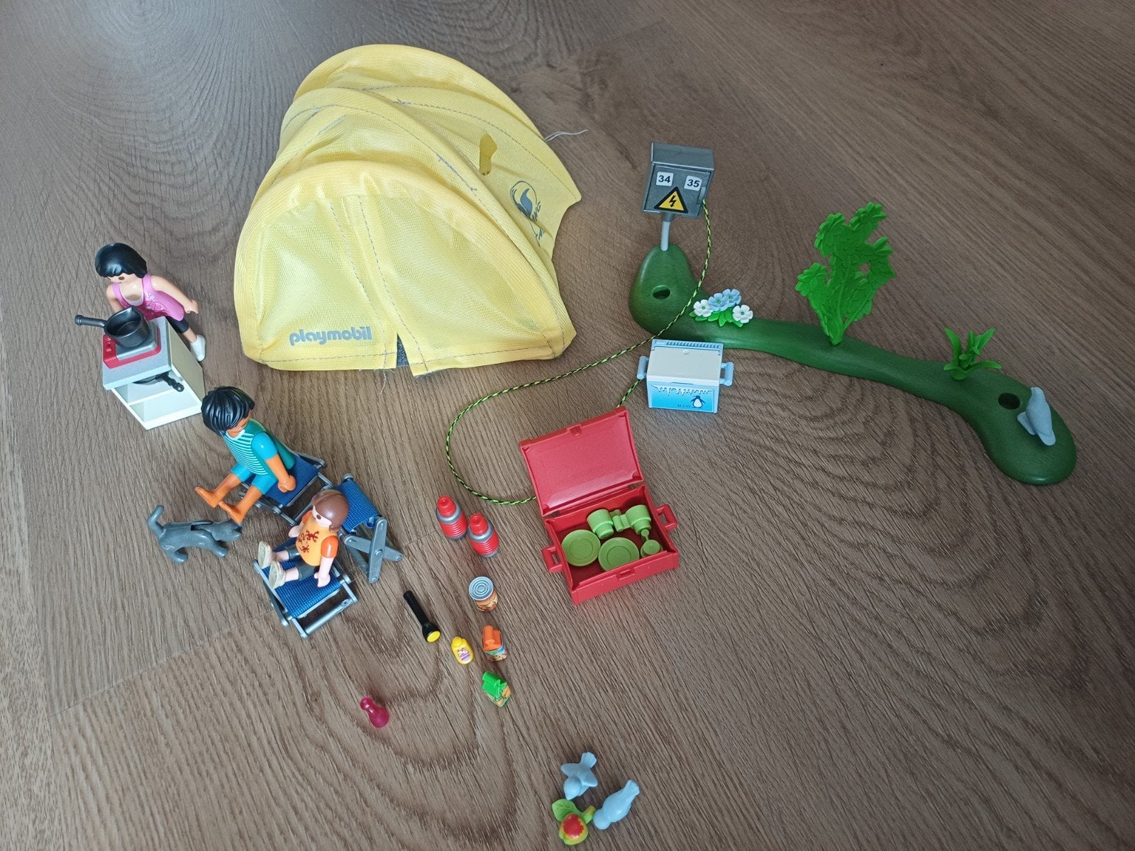 PLAYMOBIL 5435 Kampeervakantie met tent, Ophalen, Zo goed als nieuw