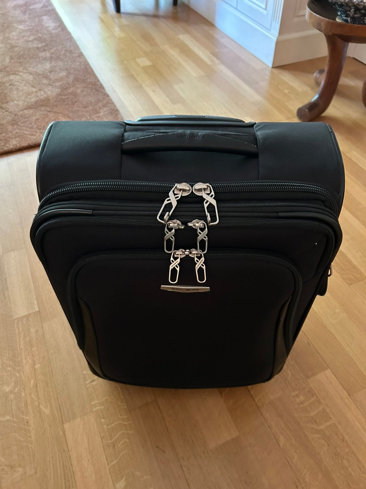 Te koop : degelijke Samsonite handbagage trolley, 40 tot 60 cm, 30 cm of meer, Zwart, Ophalen of Verzenden