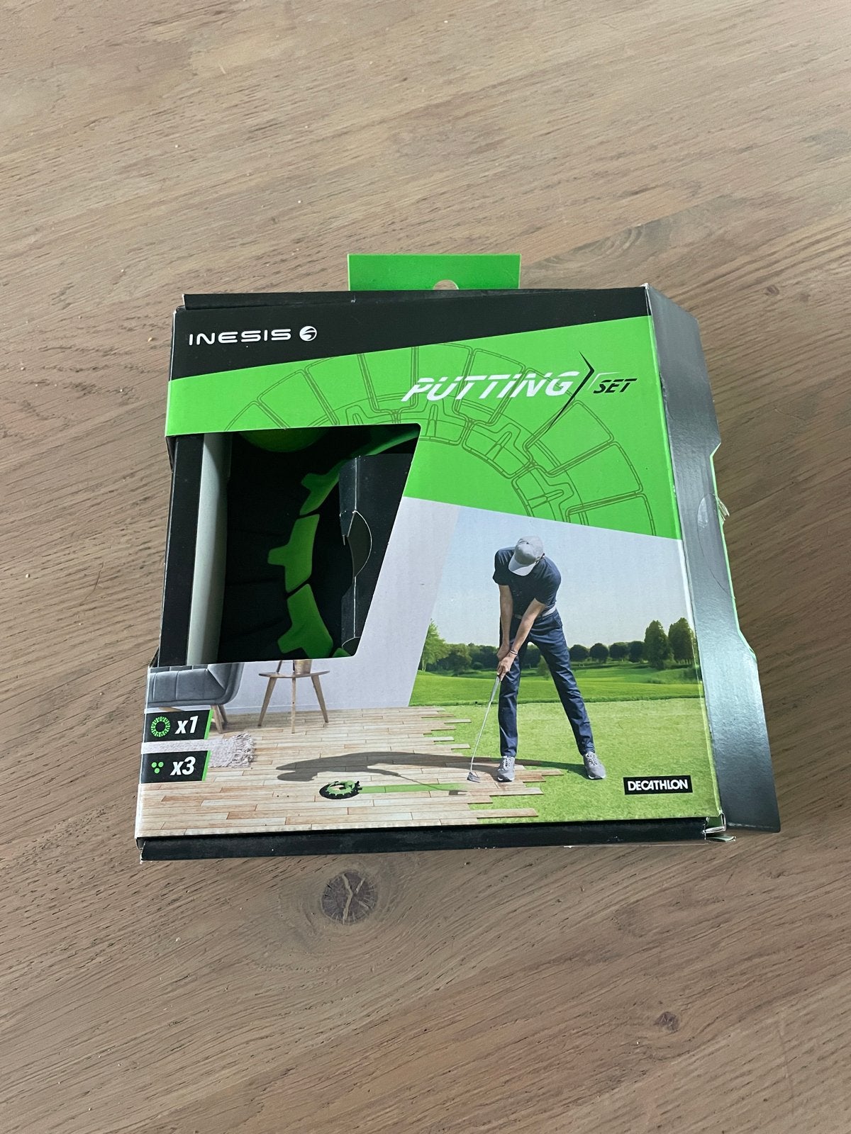 Inesis Putting Set - Golf Oefenset, Sport en Fitness, Ophalen of Verzenden, Zo goed als nieuw, Overige typen, Overige merken