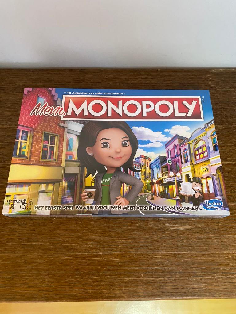 Monopoly - Mevrouw Monopoly - Nieuw, geseald, Vijf spelers of meer, Ophalen of Verzenden, Nieuw, Hasbro