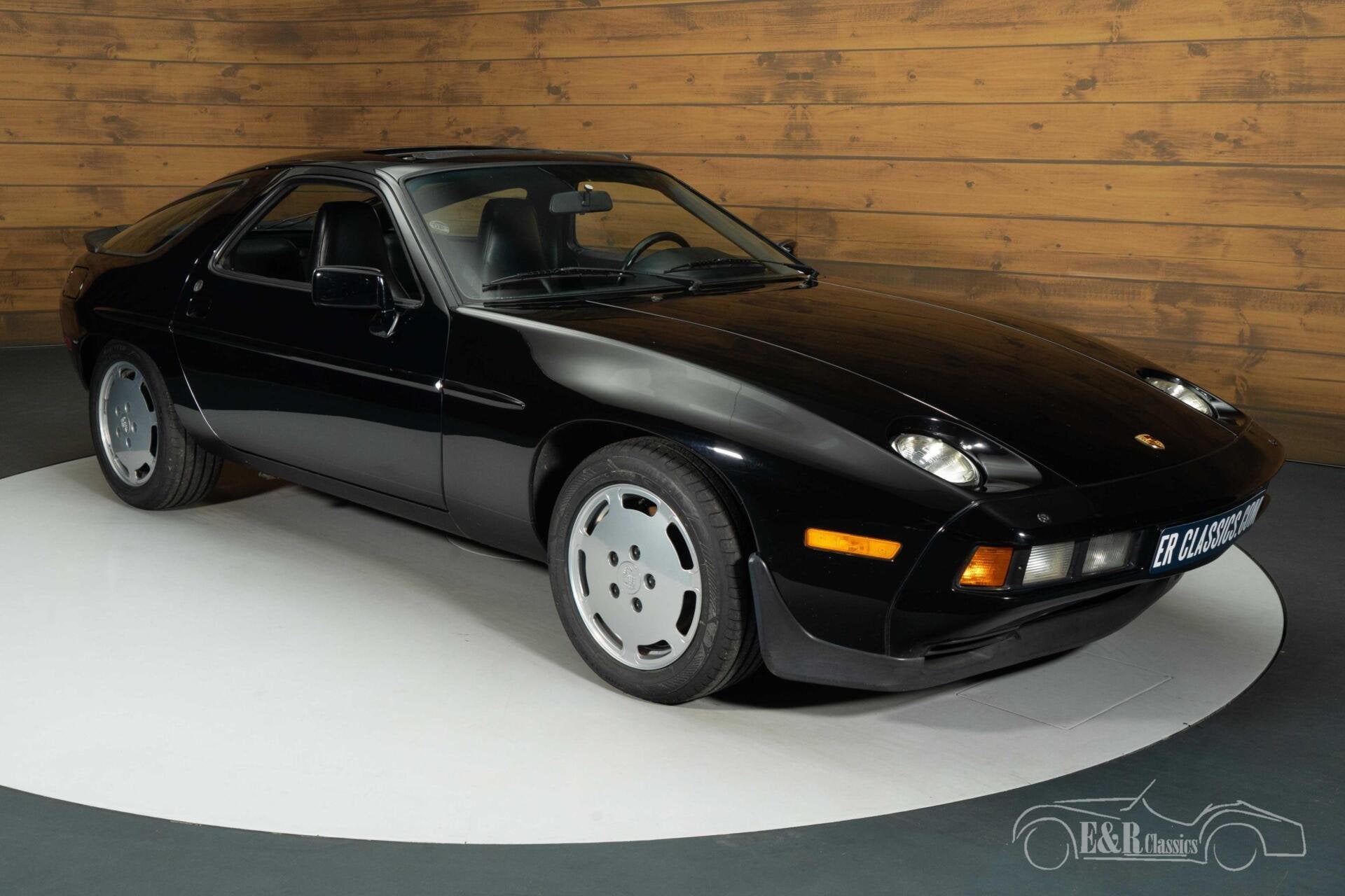Porsche 928 S Coupe | 1986, Auto's, Achterwielaandrijving, Zwart, Zwart, Leder