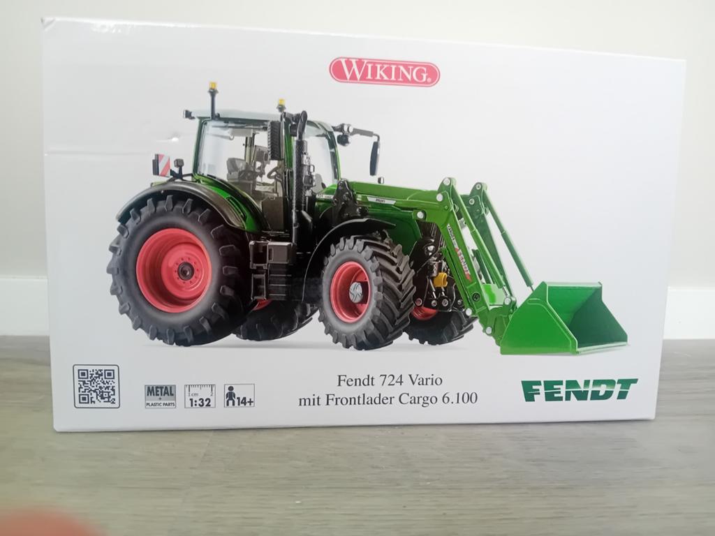 Fendt 724 met voorlader wiking nieuw, Ophalen of Verzenden, Nieuw, Tractor of Landbouw, Overige merken
