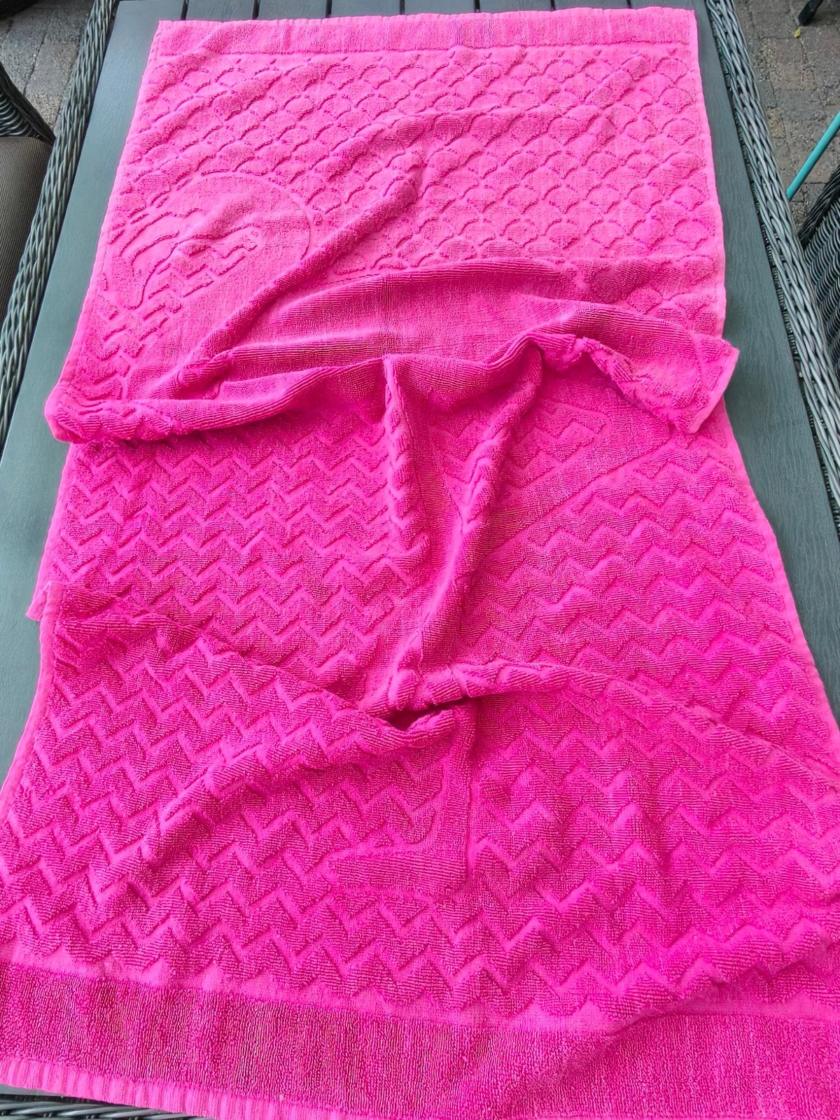 Mooi strandlaken 100 % katoen, Ophalen of Verzenden, Zo goed als nieuw, Handdoek
