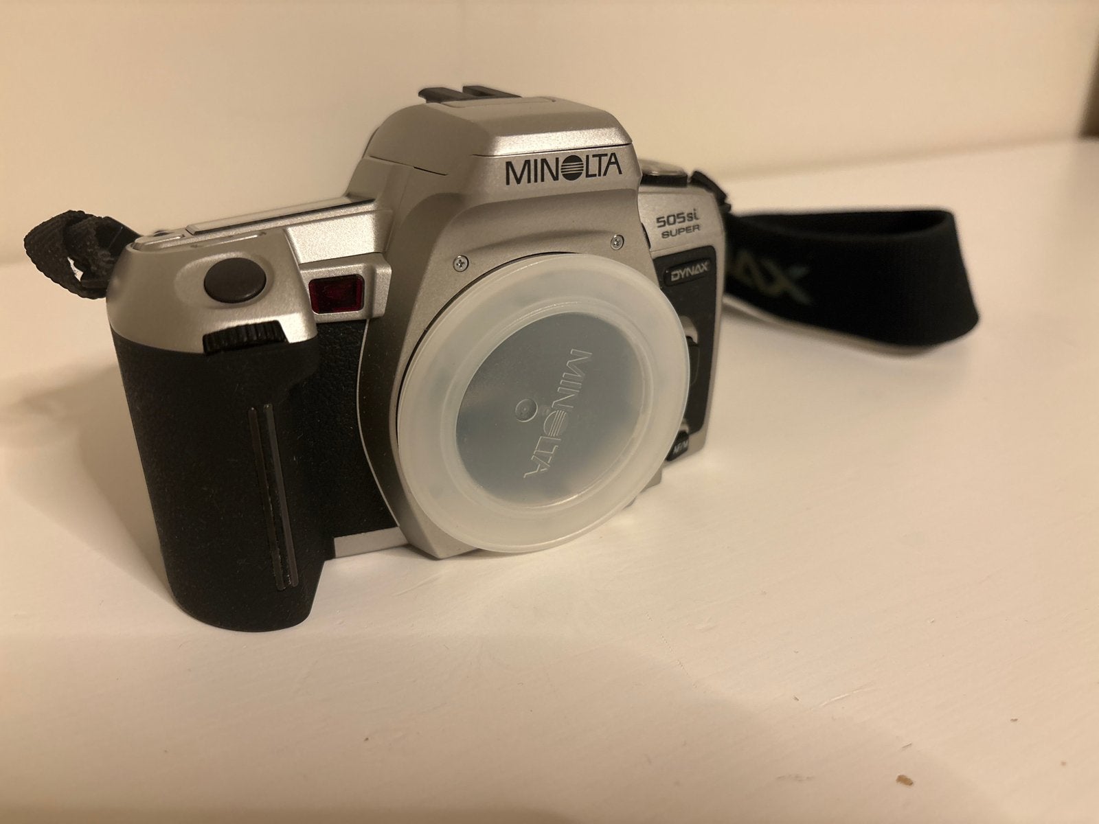 Minolta Dynax 505si Super spiegelreflexcamera, Audio, Tv en Foto, Ophalen, Gebruikt, Spiegelreflex, Minolta