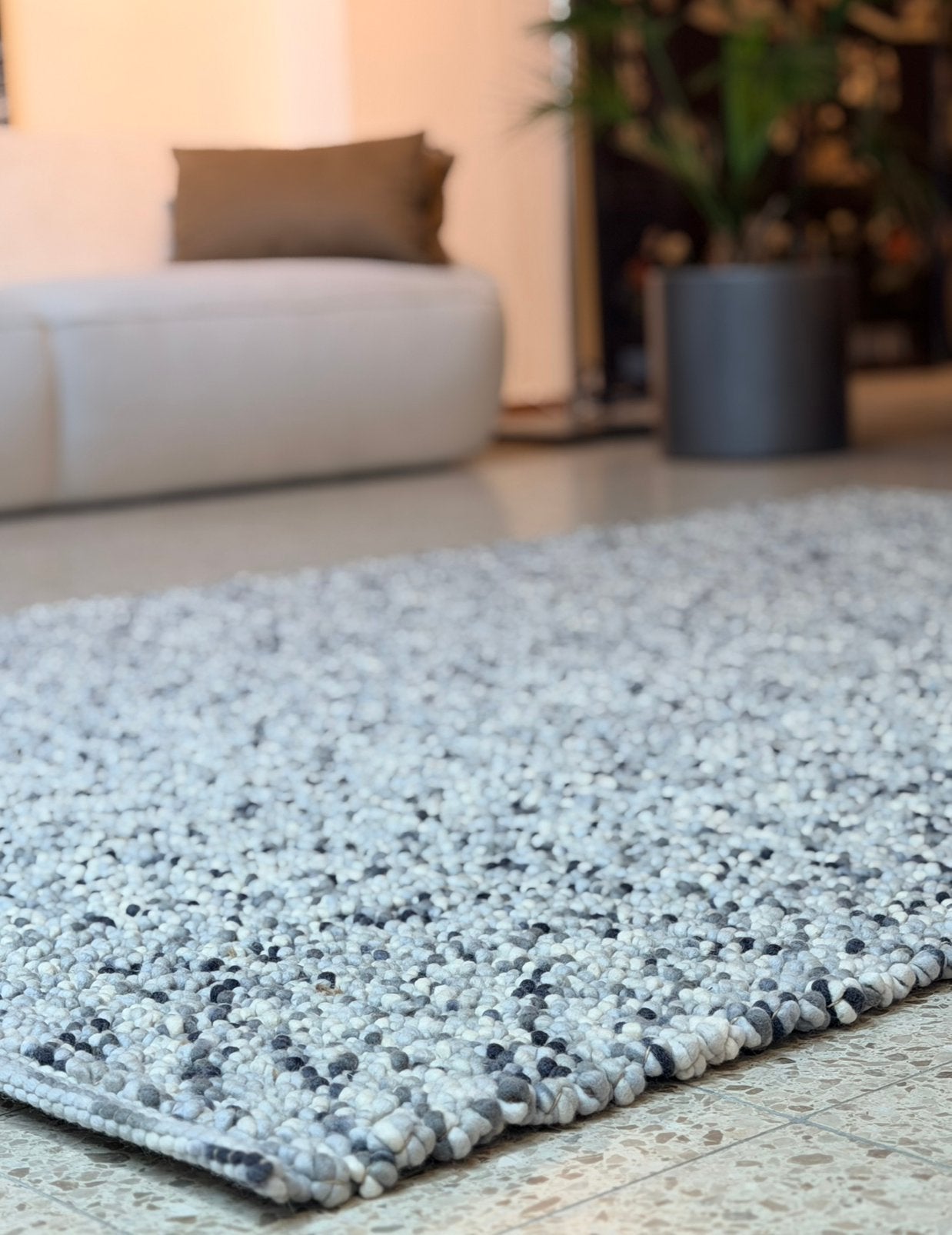 Brink en Campman Pebble tapijt splinternieuw 170 x 240, Huis en Inrichting, Stoffering | Tapijten en Kleden, Ophalen, Zwart, Rechthoekig