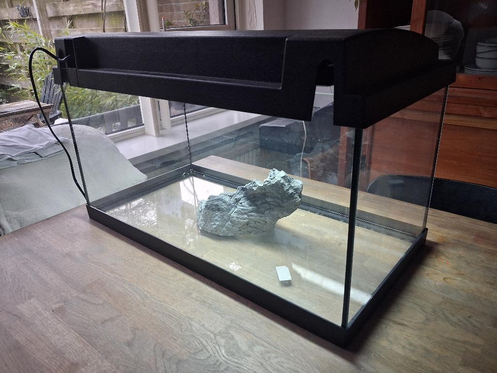 Aquarium 60 liter, Ophalen, Zo goed als nieuw, Leeg aquarium