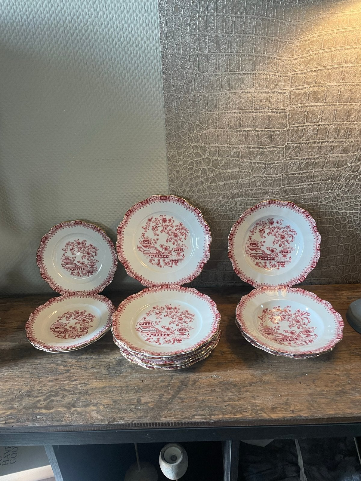 Vintage Seltmann Weiden Bavaria Porseleinen Borden Set, Ophalen of Verzenden