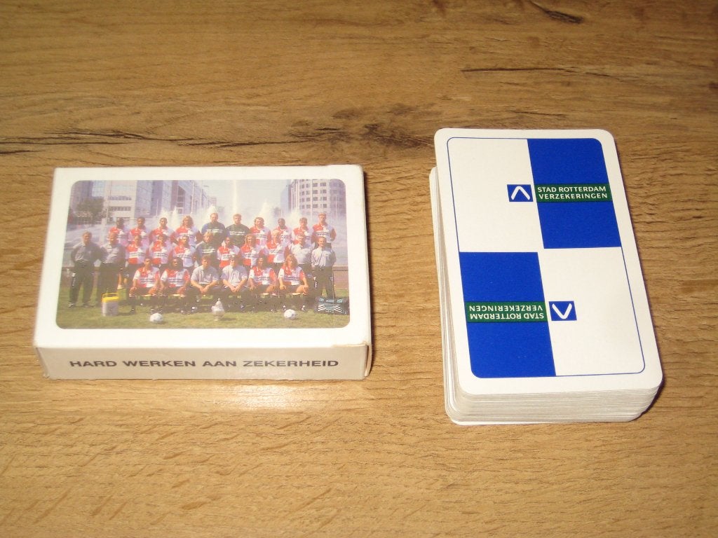 kaartspel feyenoord rotterdam (3) stad rotterdam verzekering, Verzamelen, Ophalen of Verzenden, Zo goed als nieuw, Feyenoord, Overige typen