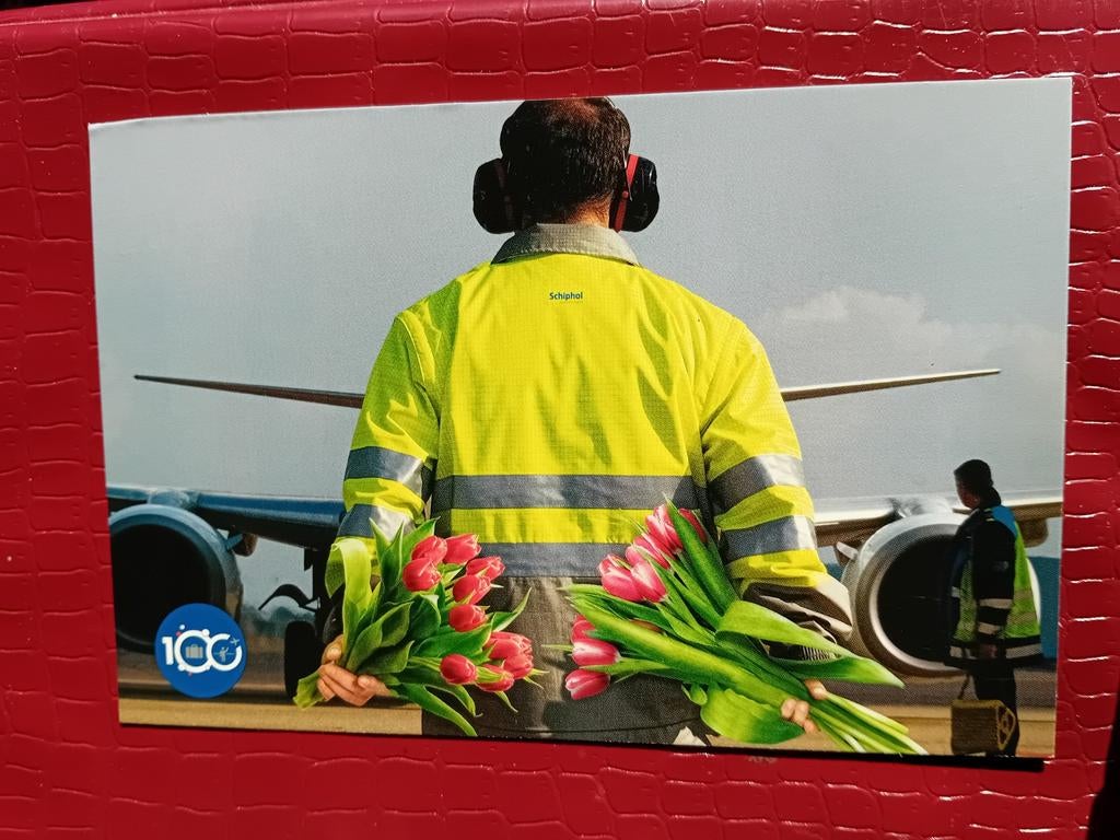 Ansichtkaart 100 jaar Schiphol, Verzenden, Kaart, Foto of Prent