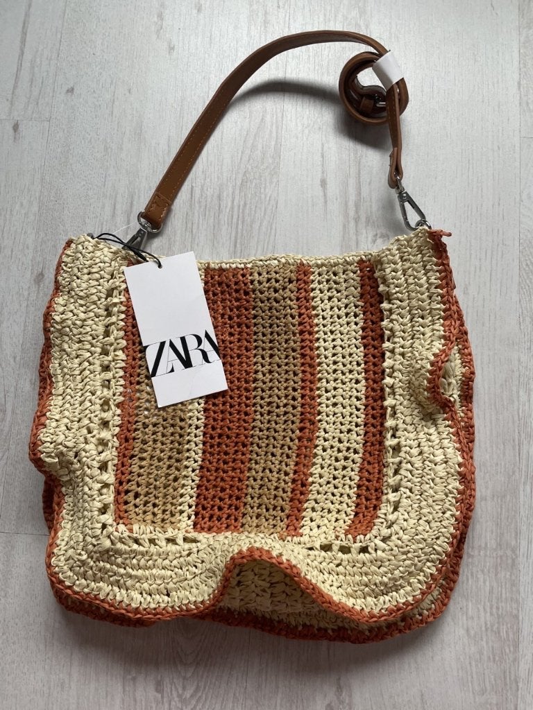 Zara Raffia Tas - Nieuw, Verzenden, Nieuw, Overige kleuren