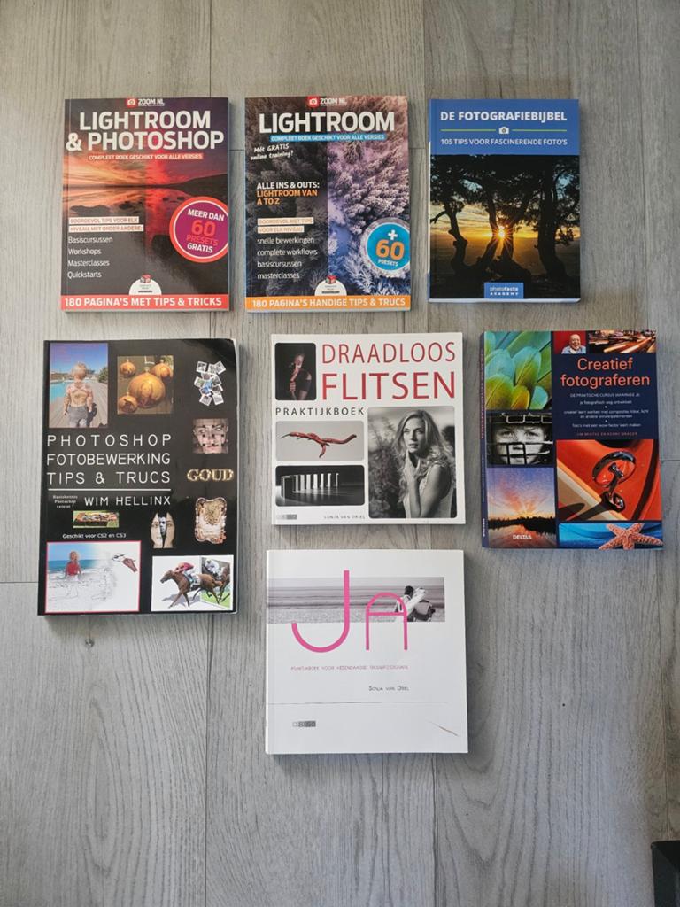 Fotografieboeken: Lightroom, Photoshop, Flitsen & Meer, Ophalen of Verzenden, Gelezen, Fotografie algemeen