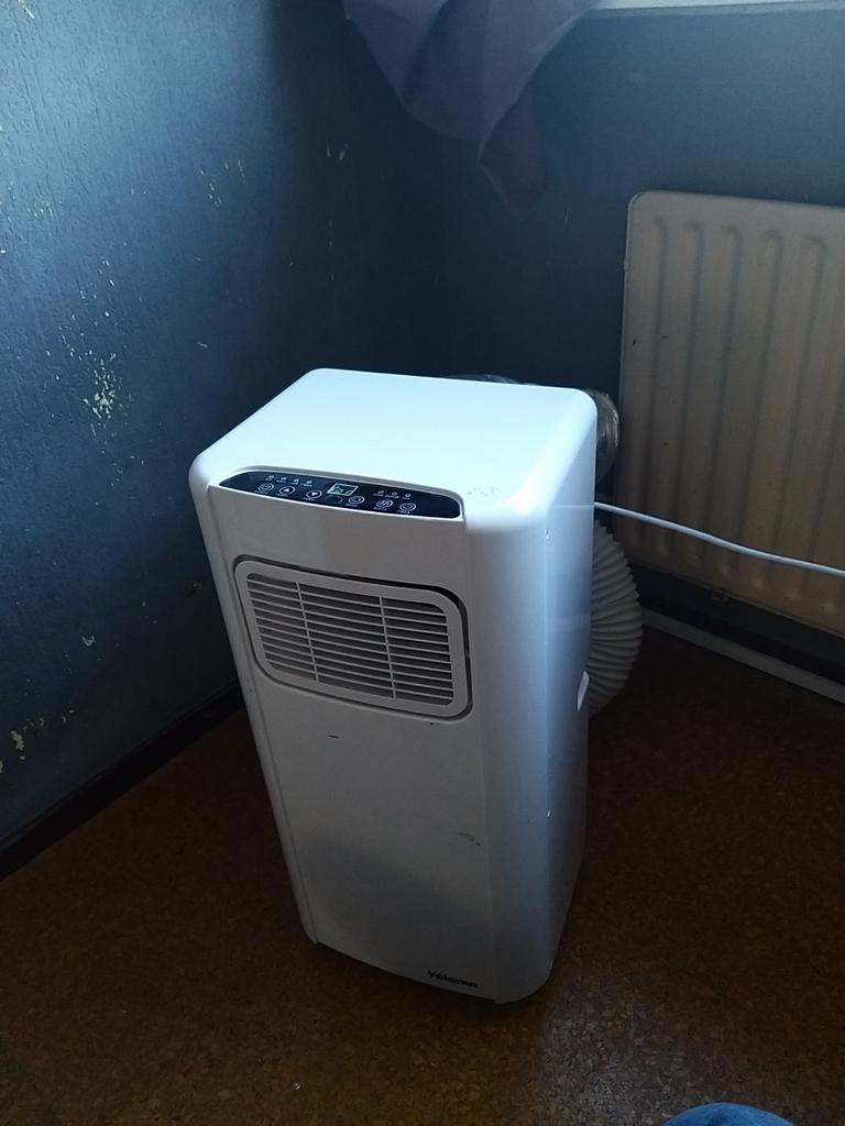 Tristar Mobiele Airco met Slurf - PD-8815, Ophalen, Gebruikt, Minder dan 60 m³, 3 snelheden of meer