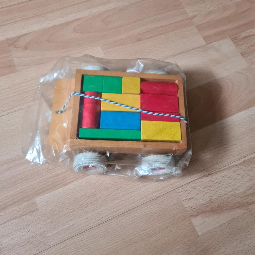 Zo goed als nieuwe kleine blokkenkar., Ophalen of Verzenden, Zo goed als nieuw