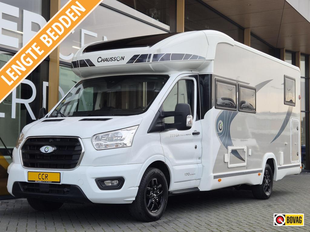 Chausson Titanium Premium 777 GA, Caravans en Kamperen, Automaat, Luifel, Ford, Diesel