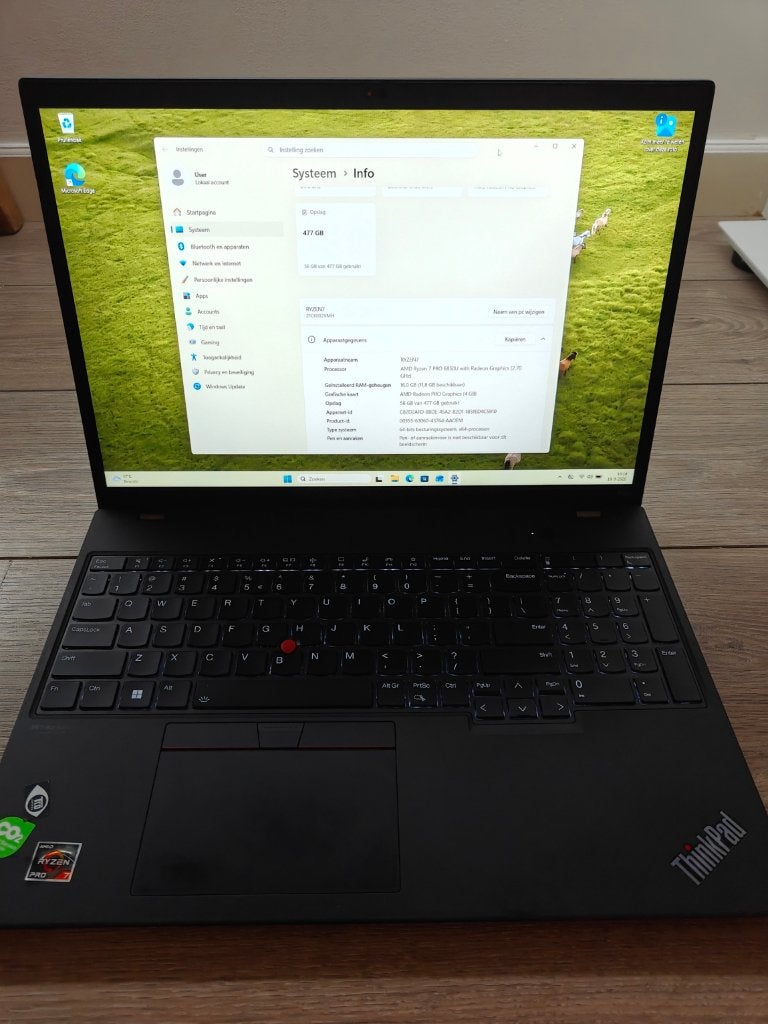 Lenovo P16s Gen1, Ophalen, Ryzen 7, Gebruikt, 2 tot 3 Ghz