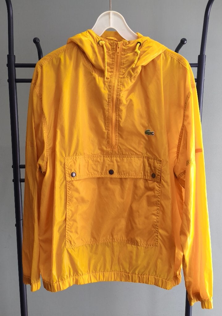 Lacoste Jacket L, Kleding | Heren, Jassen | Zomer, Zo goed als nieuw, Maat 52/54 (L), Geel, Ophalen of Verzenden